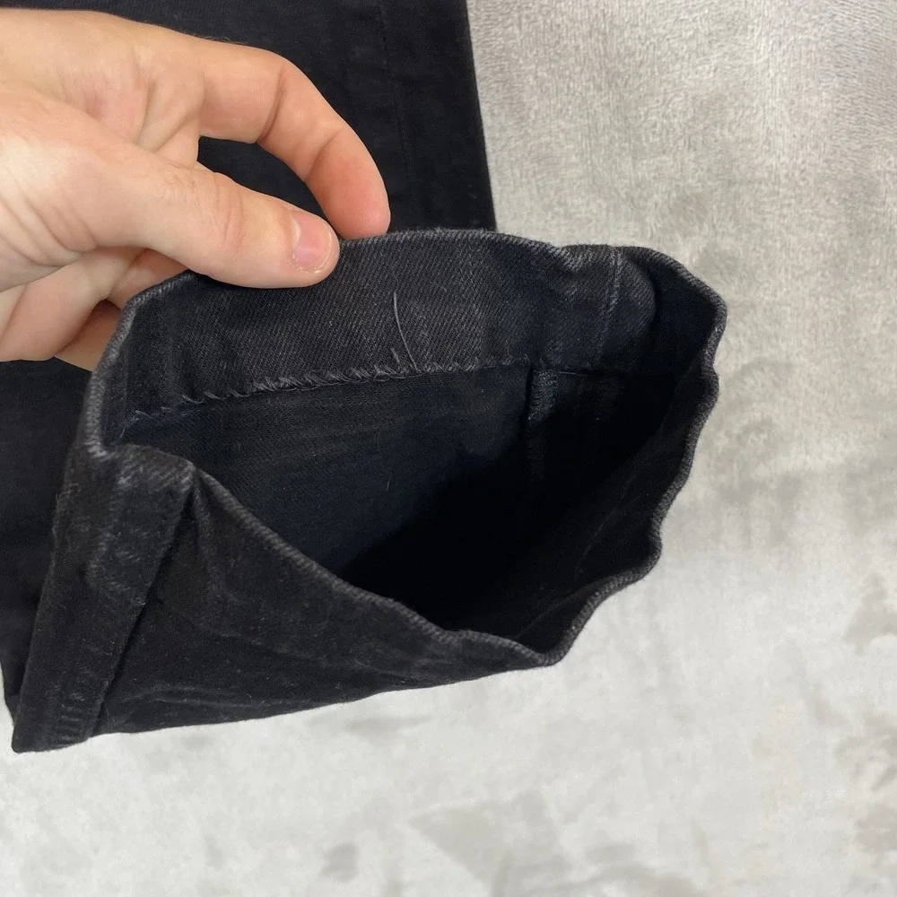 Rag And Bone Fit 2 Slim Black Jeans Mens 36x32 (fit 36x26 *hemmed*)